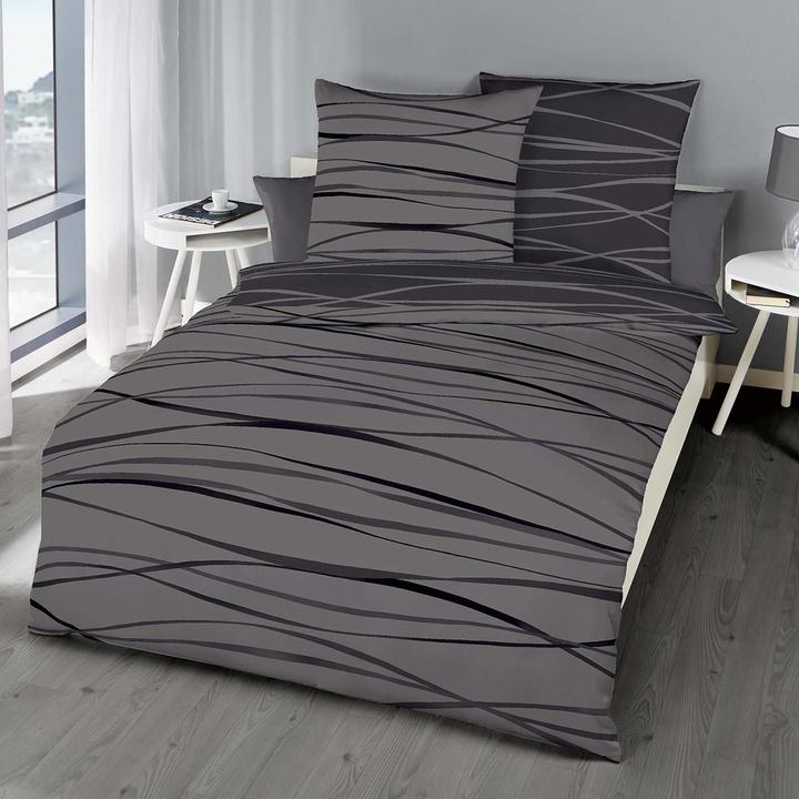 Actual product image BettwarenShop Beaver Motion Tin (Bedding set, 155x200 cm + 80x80 cm)
