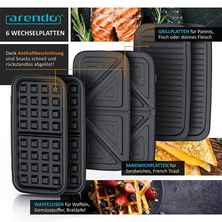 Actual product image Arendo 3-in-1 Snack Maker