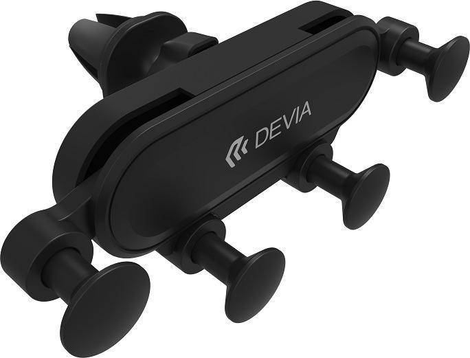 Actual product image Devia car holder Kintone ES071 gravity air vent black