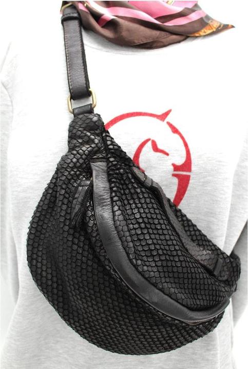 Only-Bags.Store Leder Gürteltasche Tasche, Beutel Leder eine Umhängetasche, Taille Tasche