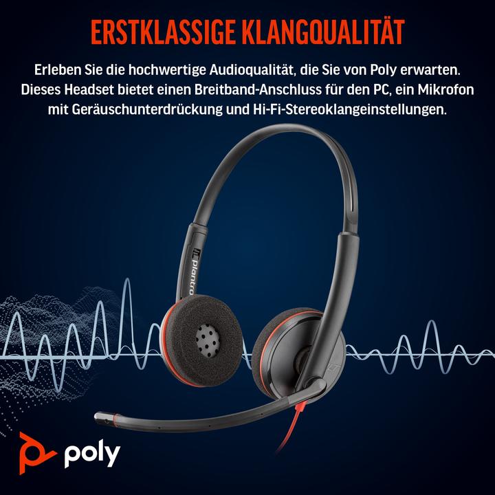 Produktbild Poly BW 3220 USB-C HS +USB-C/A (Kabelgebunden, USB-A)