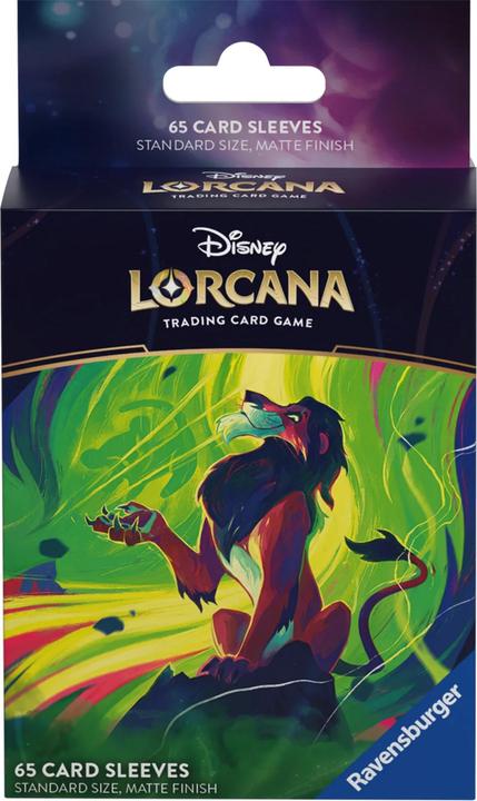 Disney Maniche per carte Lorcana TCG Scar (65)