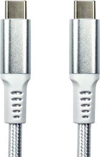 Image du produit Rs Pro Câble USB, USB C / USB C, 1.8m USB 3.1 Blanc (1.80 m, USB 3.1)