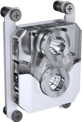 Produktbild Phanteks Glacier EZ-Fit 450CPU CPU-Wasserkühler, RGB - weiss