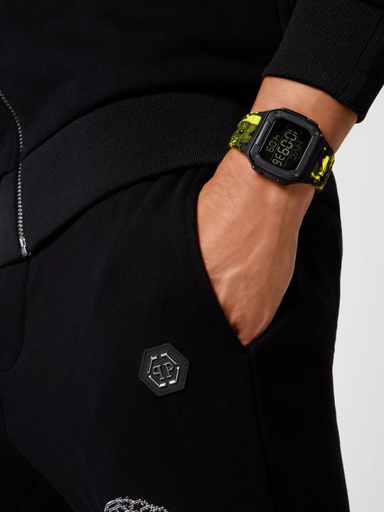 Actual product image Philipp Plein PWHAA1722 Hyper $hock Unisex 44mm 5ATM (Digital watch, 44 mm)