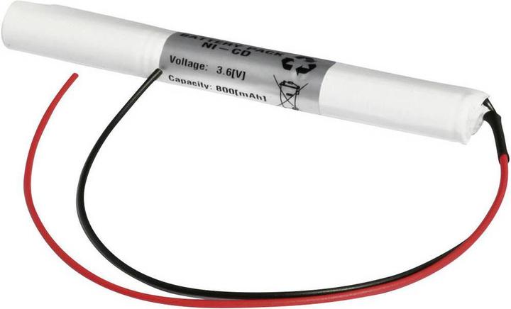Productafbeelding Emmerich Vluchtweg noodverlichting batterij 800 mAh met kabels