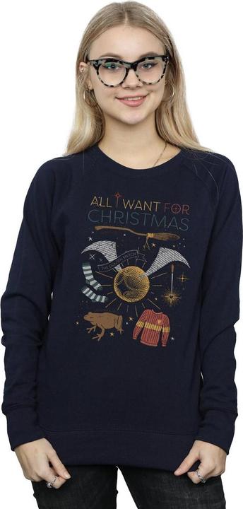 Immagine prodotto All I Want For Christmas Felpa Donna (XL)