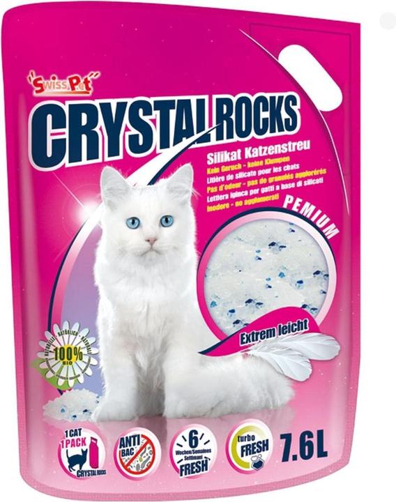 Actual product image Swisspet Crystal Rocks (Antibacterial, Non-dusting, 3 kg)
