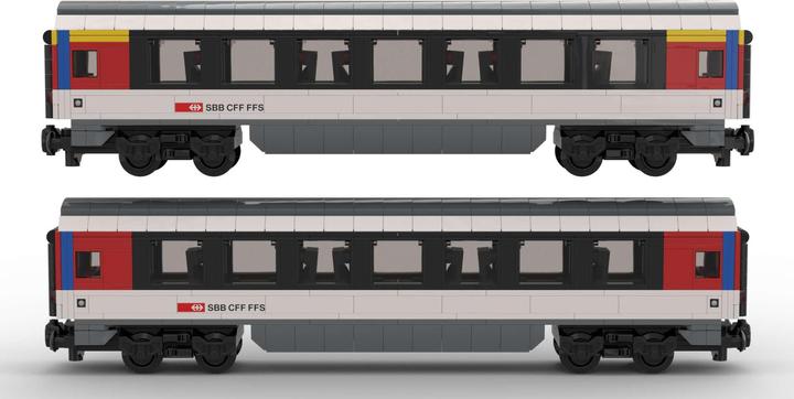 Produktbild Mobabricks Inter City-Schnellzug Set
