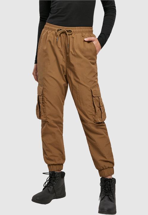Image du produit Urban Classics Ladies High Waist Crinkle Nylon Cargo Pants (M)