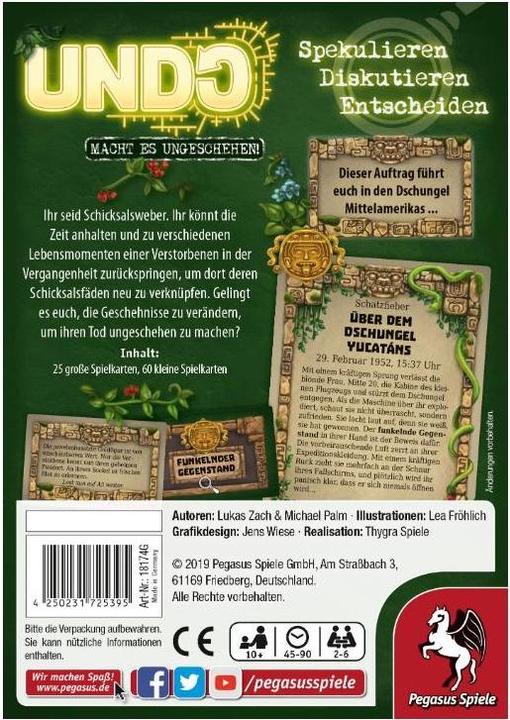 Produktbild Pegasus Undo Schatzfieber (Deutsch)