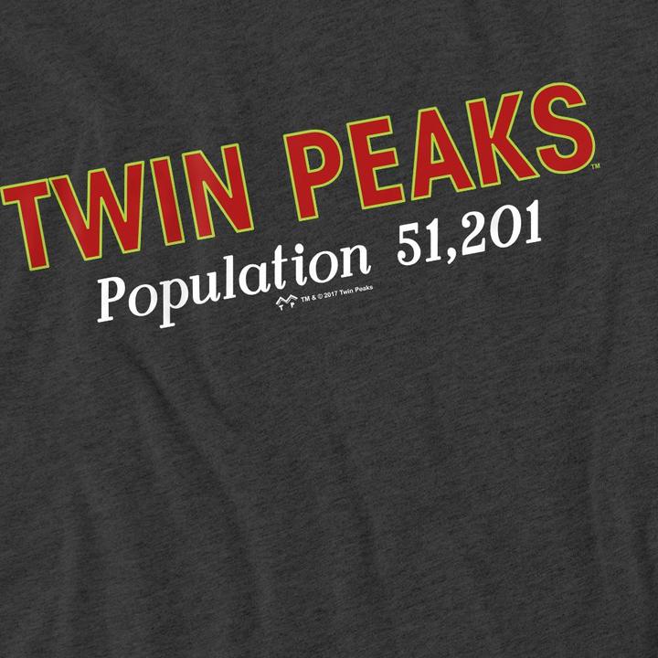 Image du produit Twin Peaks - T-shirt POPULATION - Adulte (S)