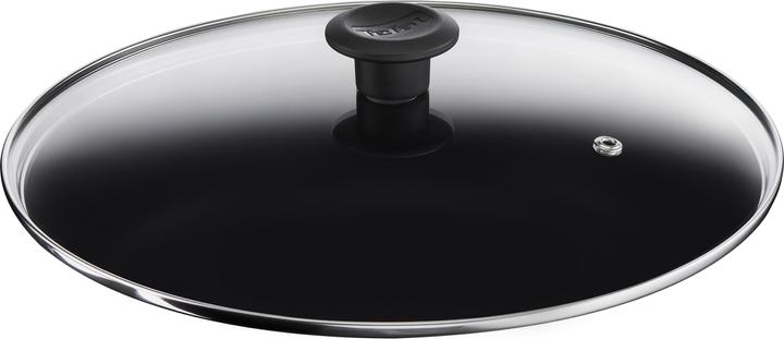 Produktbild Tefal Trattoria Pro Schmorpfanne mit Glasdeckel (28 cm, Bräter + Schmortopf, Aluminiumguss)