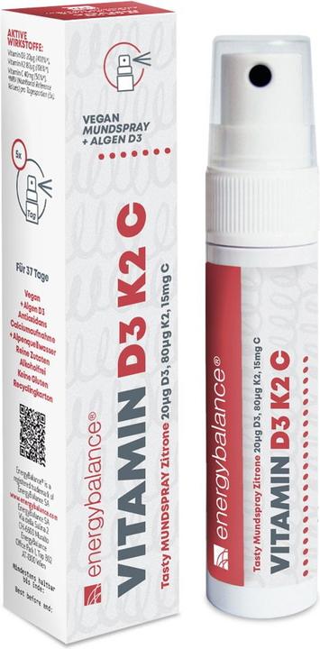Energybalance Vitamin D3 K2 C (1 Stück, Spray, 0.03 g)