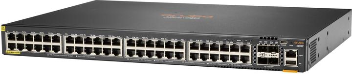 Actual product image HPE E Aruba 6200F Switch 4 SFP+ Ports, PoE, ACL, QoS, OSPF Routing, VSF Stacking, Analytics (52 ports)