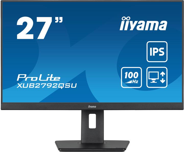 Actual product image iiyama XUB2792QSU-B6/27" Business WQHD ETE IPS (2560 x 1440 pixels, 27")
