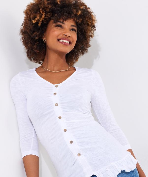 Produktbild Joe Browns Longline Rouched Front Jersey Top (40)