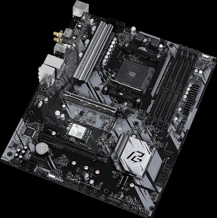 Actual product image AsRock B550 Phantom Gaming 4/ac (AM4, AMD B550, ATX)