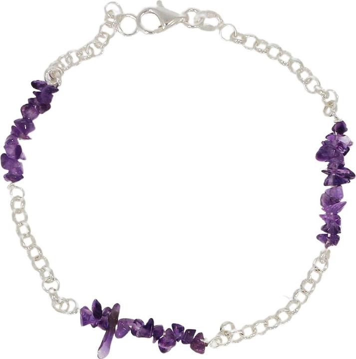 Produktbild Xen Set mit Kette, Armband und Ohrstecker Amethyst XSET122 (925 Sterling Silber, 45 cm)
