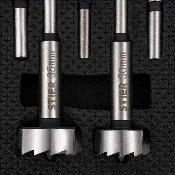 Actual product image Stier Forstner bit set, 5-piece (15, 20, 25, 30, 35 mm) (15, 20, 25, 30, 35 mm)