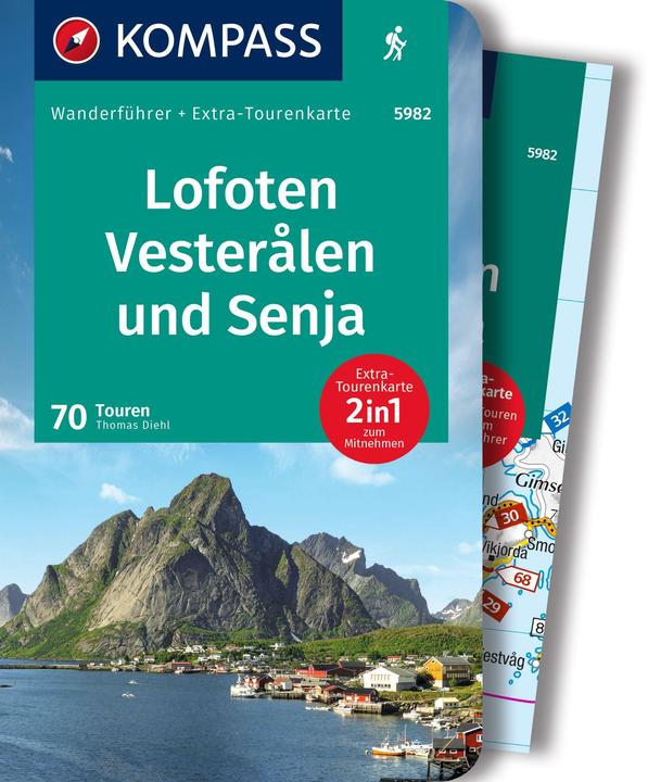 Produktbild Wanderführer 5982 Lofoten, Vesterålen und Senja, 70 Touren (Deutsch, Thomas Diehl, 2022)