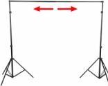 Produktbild Walimex Teleskop Hintergrundsystem 1.2 - 3m (120 cm, 256 cm)