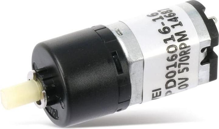 Actual product image Zhaowei DC geared motor ZWPD016016-36-P, 6 V-, 233 rpm