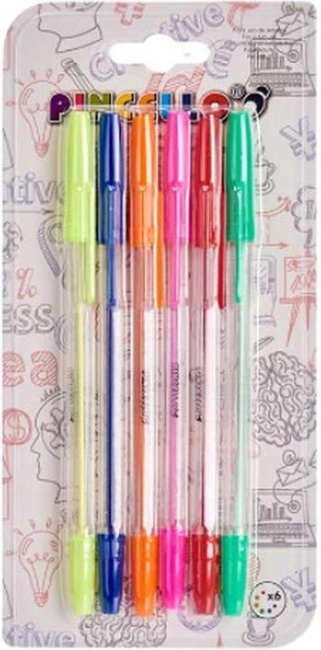 Produktbild Pincello Kugelschreiber-Set Bunt (12 Stück) (Mehrfarbig, 12 x)