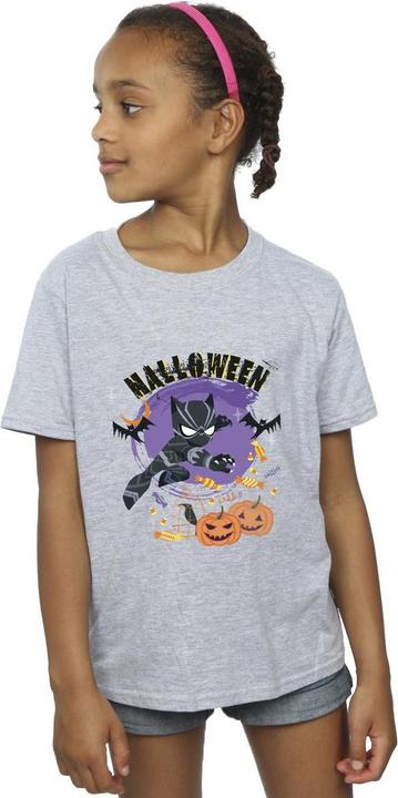 Image du produit - T-shirt BLACK PANTHER HALLOWEEN - Fille (140, 146)