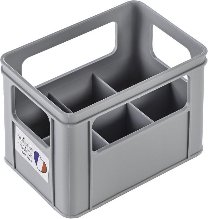 Thermobaby Etui pour 6 bouteilles standard gris Charme