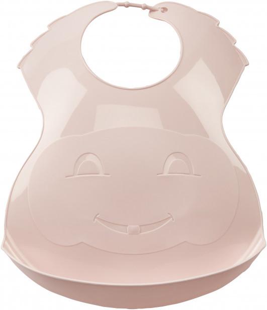 Actual product image Thermobaby Bib Soft Plastic Powder Pink