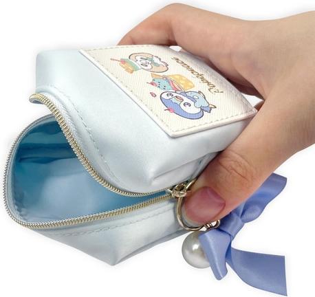 Produktbild Pokémon PokePeace Mini Pouch with Carabiner PiplupRowlet (Sweets Shop)