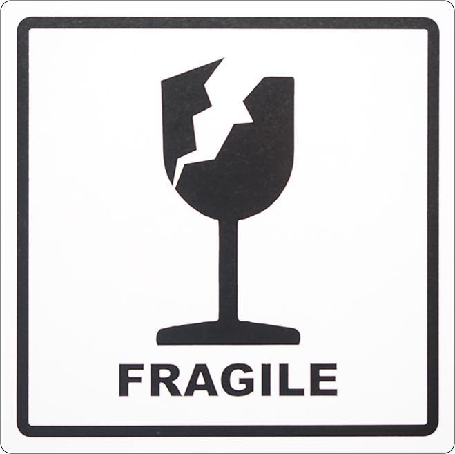 Actual product image Avery Warning Label, Square
