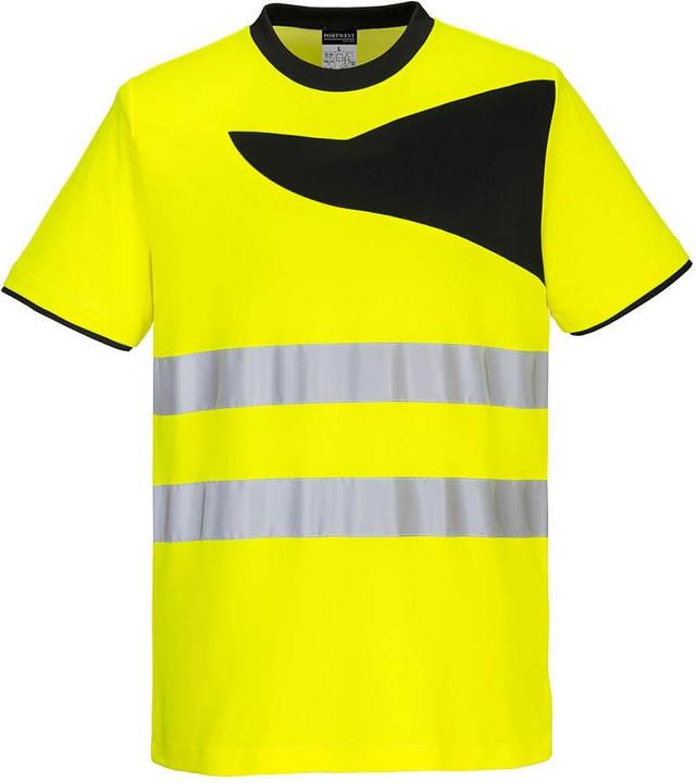 Actual product image Portwest Mens PW2 Cotton High-Vis T-Shirt (XXL)