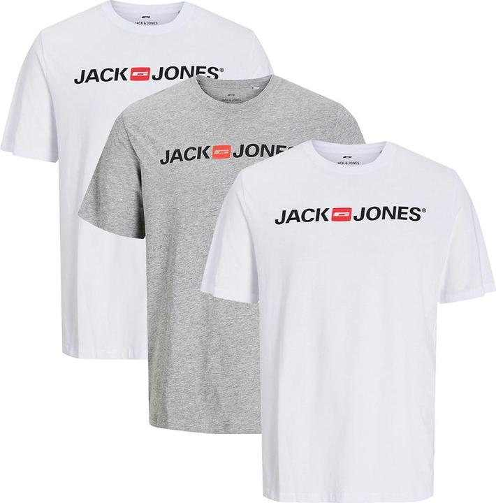Jack & Jones 3er Pack Corp T-Shirt