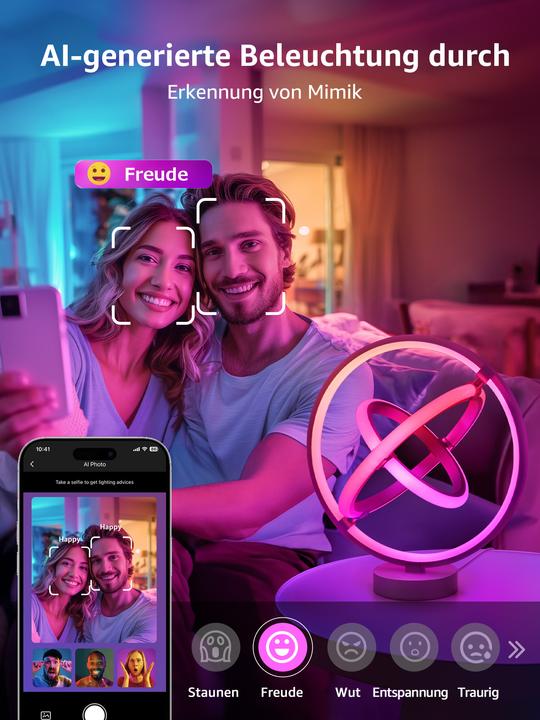 Image du produit Lepro TB1 Smart LED Tischlampe 14W mit Music Sync
