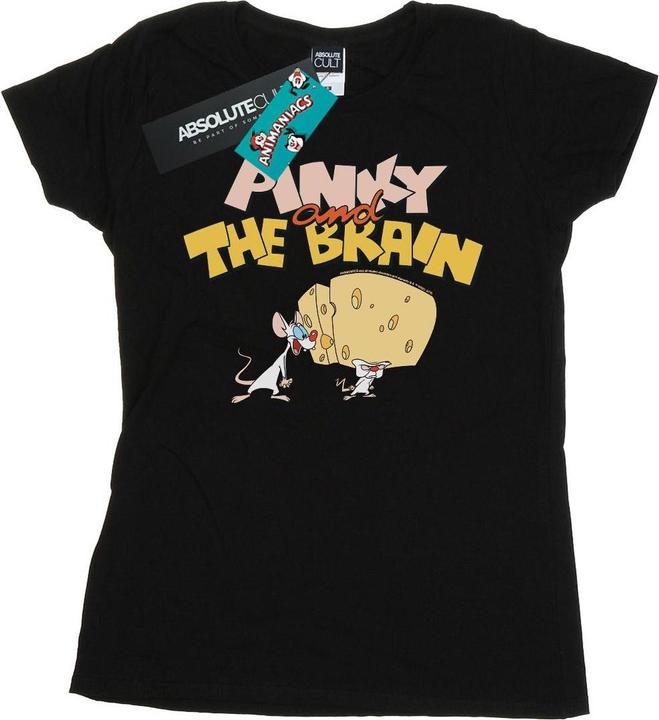Image du produit Universal Textiles - T-shirt PINKY AND THE BRAIN CHEESE HEAD - Femme (XL)