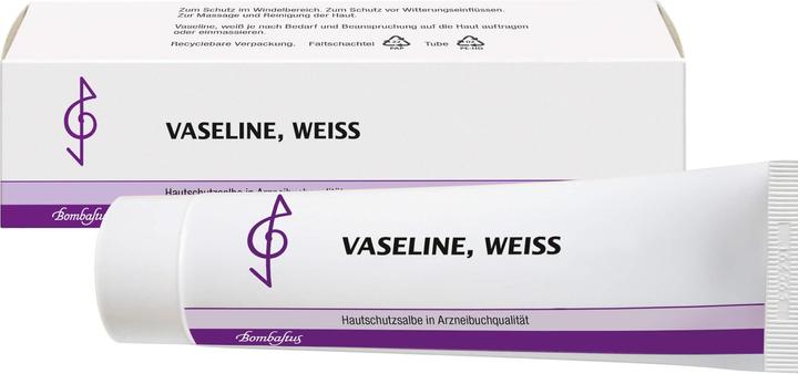 Bombastus Vaseline weiss Ph. Eur. Hautschutzsalbe, 100 ml Fettsalbe (Körpercreme, 100 ml)