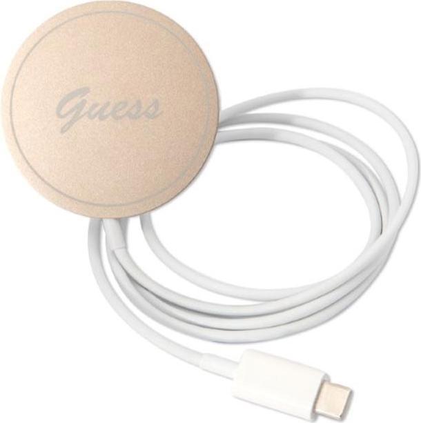 Image du produit Guess Zestaw GUBPP13LH4EACSP Etui+ chargeur iPhone 13 Pro różowy/pink hard case 4G Print MagSafe (Apple iPhone 13 Pro)