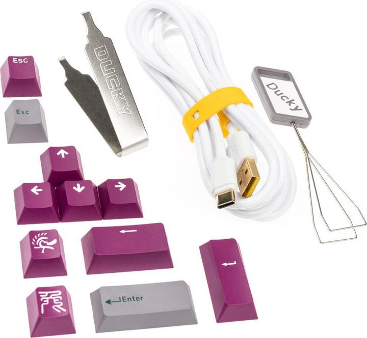Produktbild Ducky One 3 Mist Grey, toetsenbord (US, Kabelgebunden)