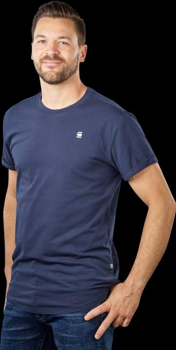 G-Star Crew Neck Lash T-Shirt Regular Fit Sartho Blue