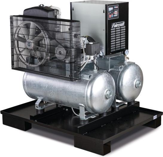 Produktbild Stürmer Stationärer Kolbenkompressor AIRPROFI DUO 703/2x75/13 K - mit 2x 75 Liter-Druckluftbehältern und Käl