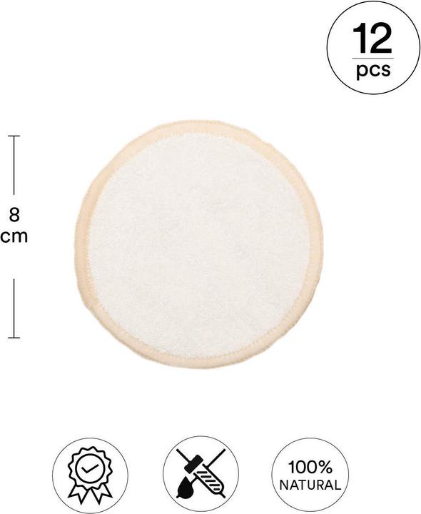 Produktbild Noya Waschbare Abschminkpads, 12er Set