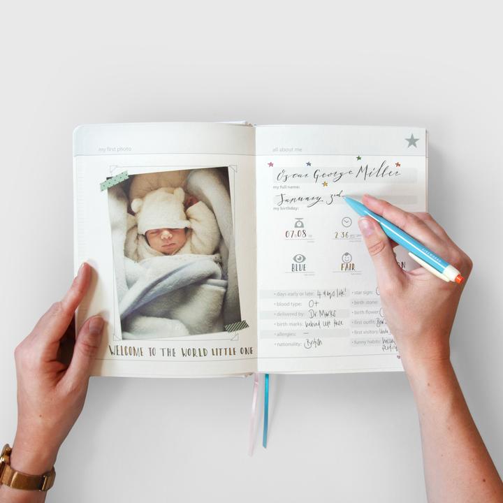 Produktbild Suck UK My Baby Book (A5, Liniert, Harter Einband)