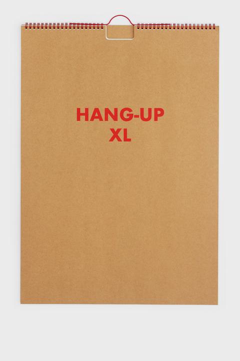 Suck UK Hang-Up Notebook A2 (A2, Kariert, Kein Einband)