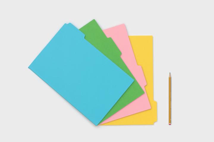 Actual product image Suck UK Tab Notebooks A4 Colourful (A4, Lined, Soft cover)