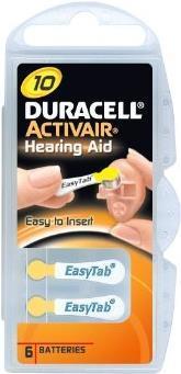 Immagine prodotto Duracell Activair 10 (6 pz., Specifico del dispositivo, 90 mAh)