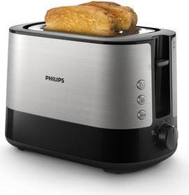 Actual product image Philips Viva Collection HD2637/90 toaster 2 slice(s) Black, Stainless steel