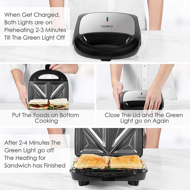 Produktbild Ozavo Sandwichmaker 3 in 1