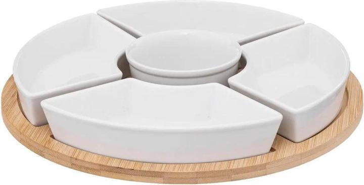 Produktbild Secret de Gourmet wh Rundes Bambus-Aperitif-Set 6St